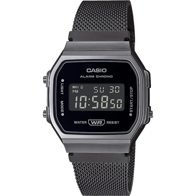 CASIO VINTAGE Mod. ICONIC - BLACK A168WEMB-1BEF